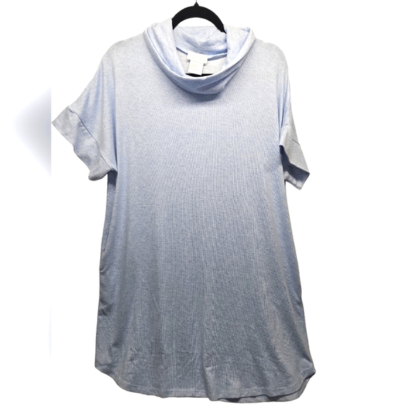 Softies Ultra Soft Dream Jersey Cowl Neck Lounger with Side Seam Pockets - Picture 1 of 8